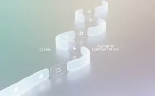 Clean and Aesthetic Content Flow