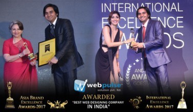 Webpulse Solution (P) Limited Won Best Web Designing Company in India Award at IEA 2017 and ABEA 2017