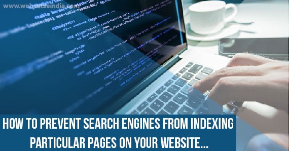 How to Prevent Search Engines from Indexing Particular Pages on your Website