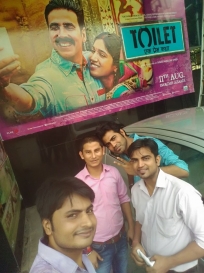 Webpulse Team Watching Movie (Toilet) @ Satyam Multiplex